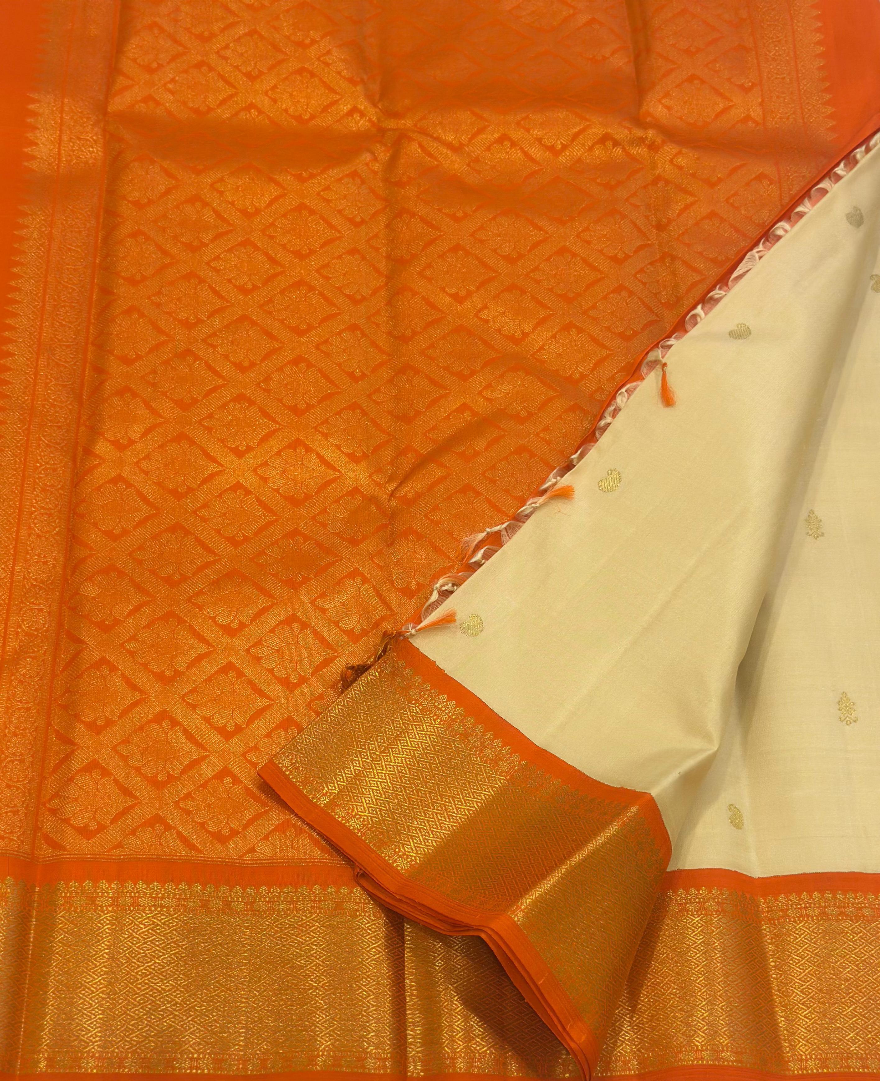 Pure Kanchipuram Handloom Bridal Silk Woven Design Saree